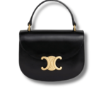 MINI BESACE CLEA IN SHINY CALFSKINBLACK