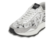 Lace and leather 'Lacerunner' sneakers