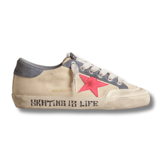 Super-Star Penstar LTD in canvas with lobster-colored suede star